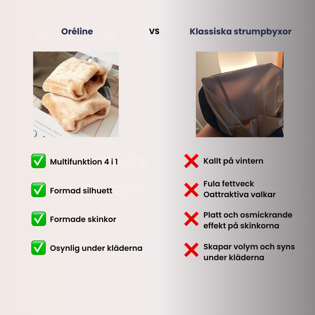 Premium Termiska Strumpbyxor med Hudeffekt