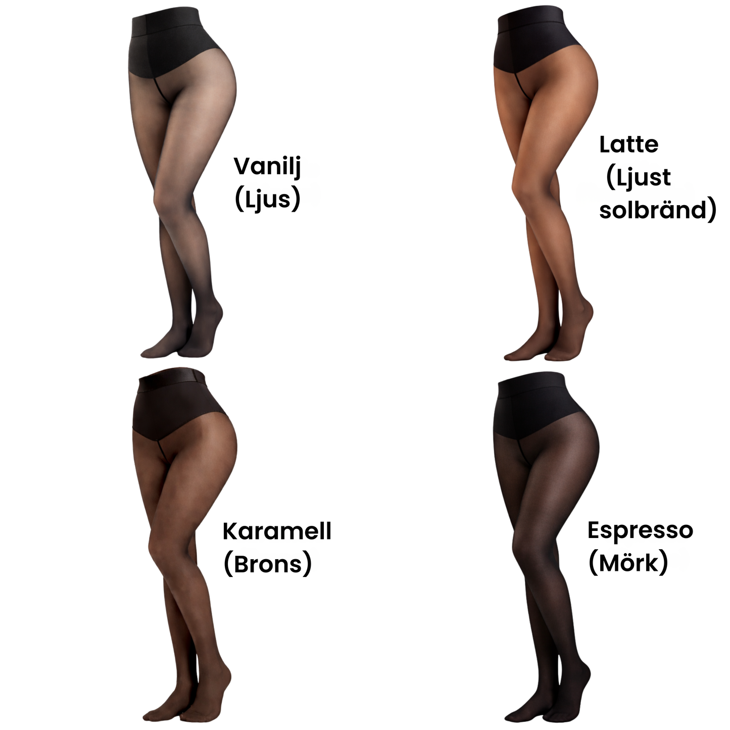 Premium Termiska Strumpbyxor med Hudeffekt