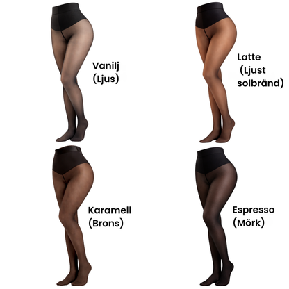 Premium Termiska Strumpbyxor med Hudeffekt