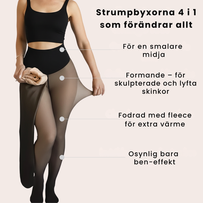 Premium Termiska Strumpbyxor med Hudeffekt